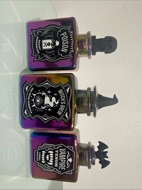 Target Iridescent Purple Halloween Potion Bottles